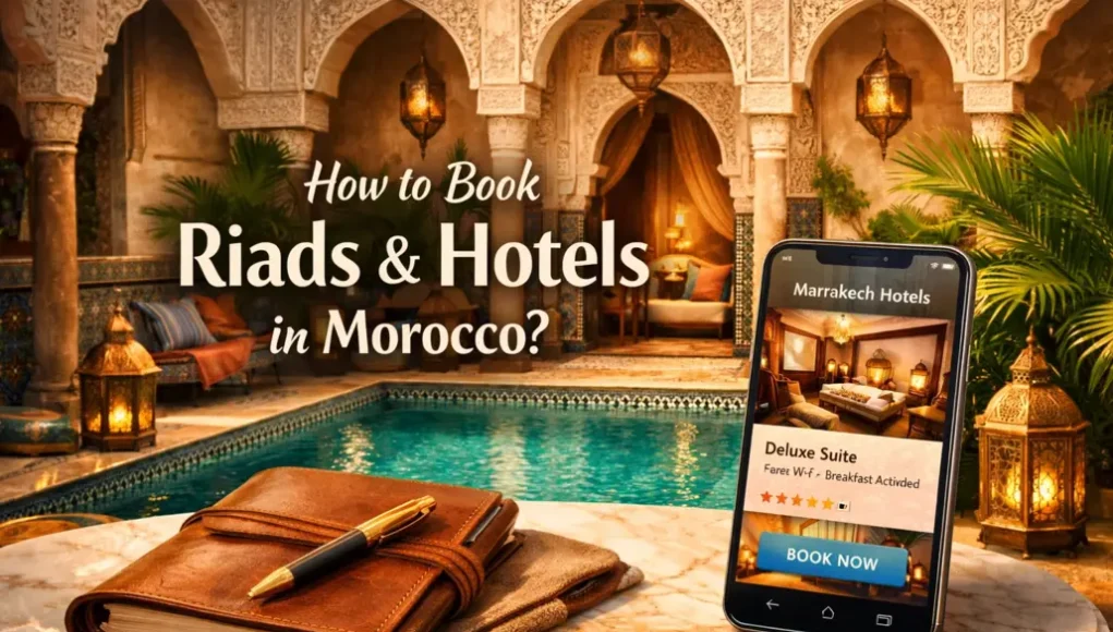 How to Book Riads & Hotels in Morocco?