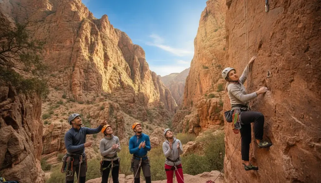 Rock Climbing in Todra Gorge