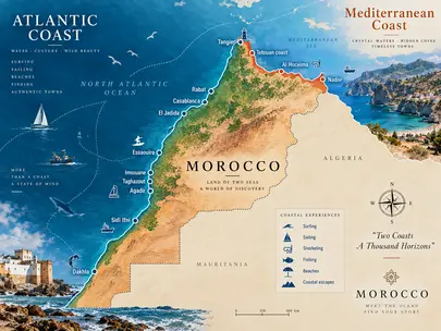 Morocco gdifferent coastal experiences.