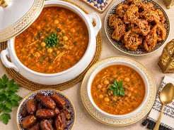 traditional moroccan food - harira