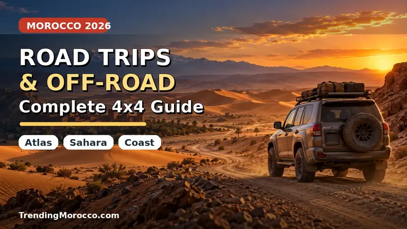 Morocco Road Trip 2026: Best 4x4 Routes & Tips Morocco Road Trip 2026: Best 4x4 Routes & Tips