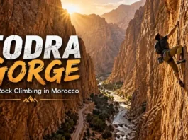 Rock Climbing in Todra Gorge