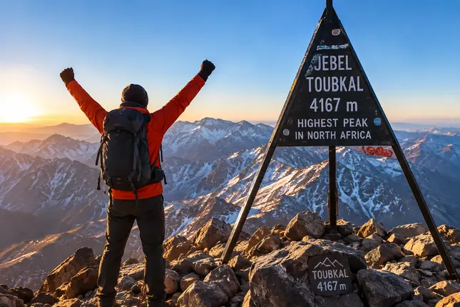 Jebel Toubkal National Park - toubkal summit