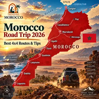 Morocco Road Trip 2026: Incredible 4x4 Routes & Tips